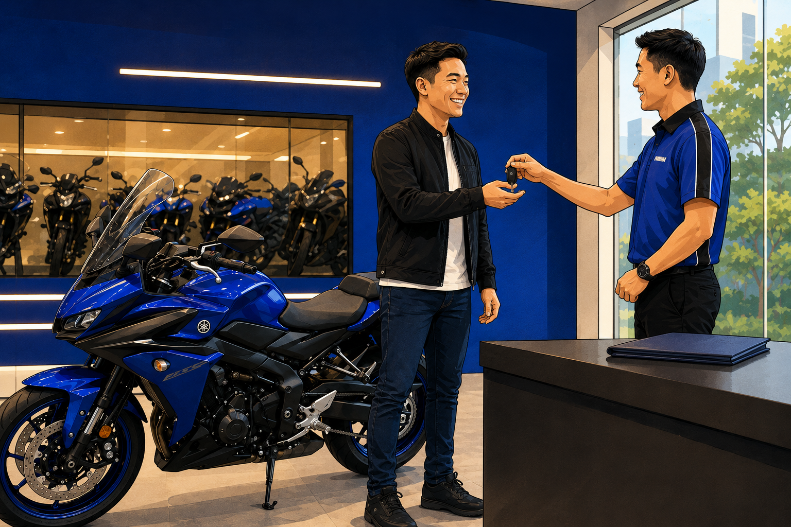 Yamaha AD Bikes at Tan Wei: What “Authorized Dealer” Actually Means for You